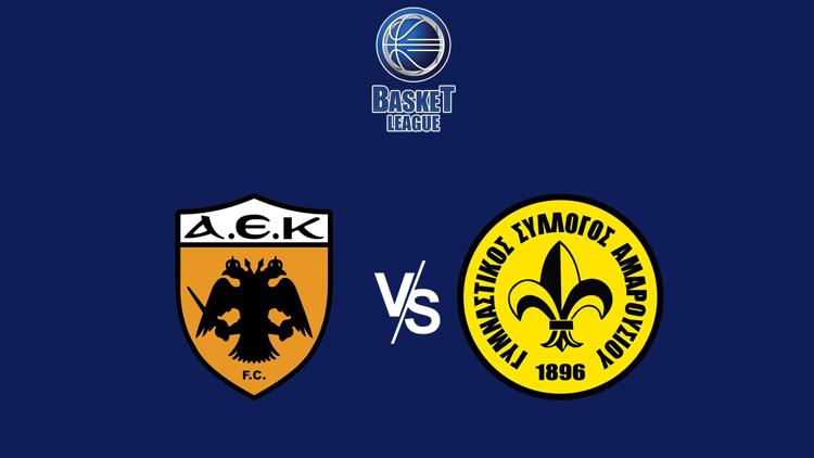 Постер Basket League: ΑΕΚ - Μαρουσι (10η Αγωνιστική)