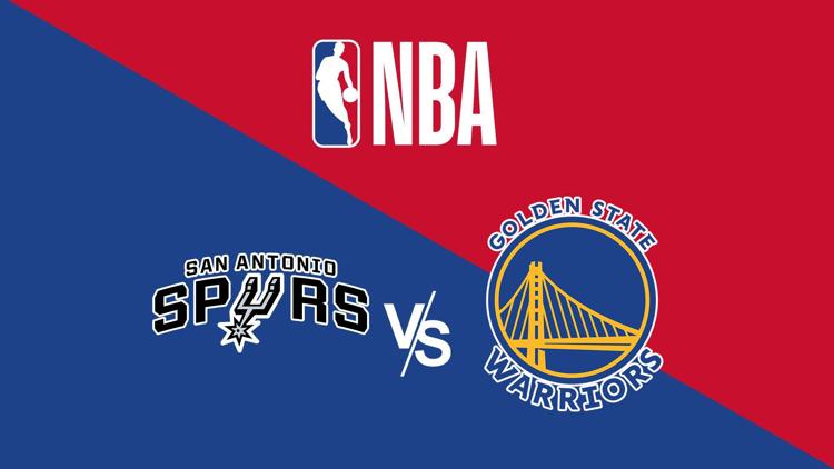 Постер NBA Basketball. San Antonio Spurs at Golden State Warriors