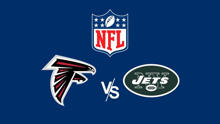 Постер NFL Football Atlanta Falcons at New York Jets