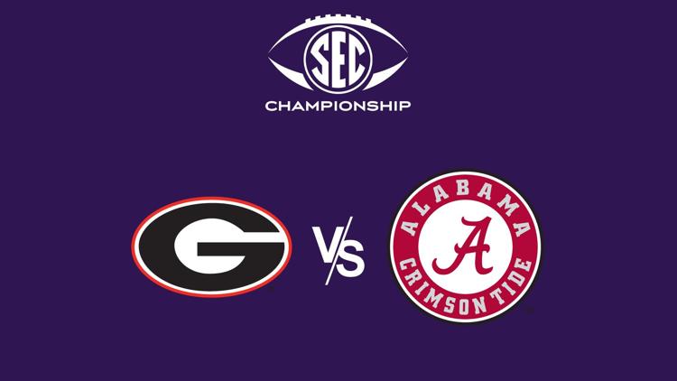 Постер SEC Football Championship: Georgia vs. Alabama