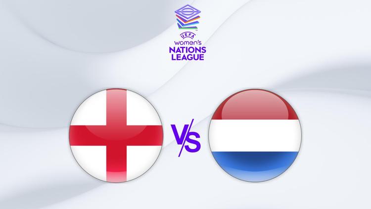 Постер UEFA Women's Nations League Soccer England vs. Netherlands