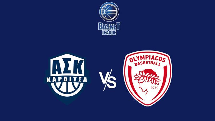 Постер Basket League: Καρδιτσα - Ολυμπιακοσ (10η Αγωνιστική)