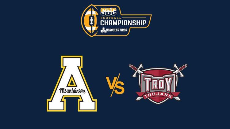 Постер Sun Belt Football Championship Appalachian State at Troy