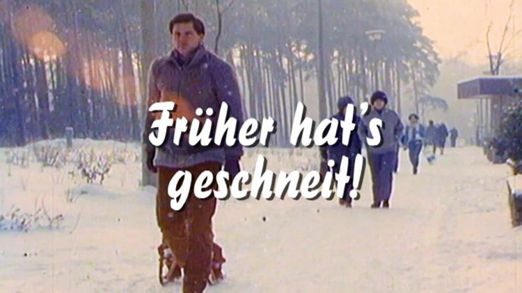 Постер Früher hat’s geschneit