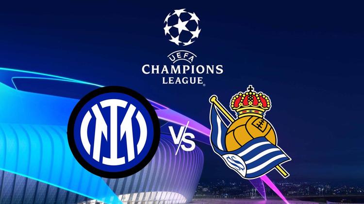 Постер UEFA Champions League Soccer. Inter Milan vs. Real Sociedad