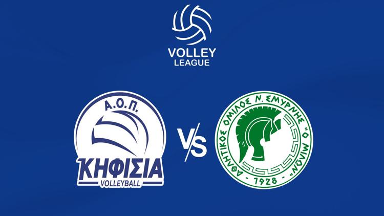 Постер Volley League: Α.Ο.Π. κηφισιασ - Α.Ο.Ν.Σ. μιλων (6η Αγωνιστική)