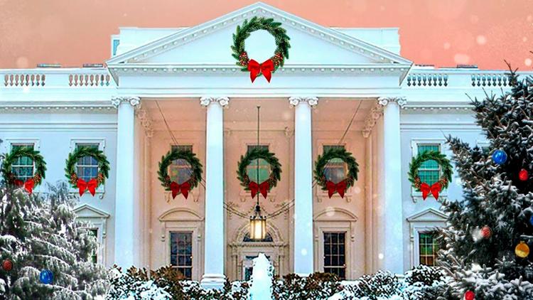 Постер White House Christmas 2021