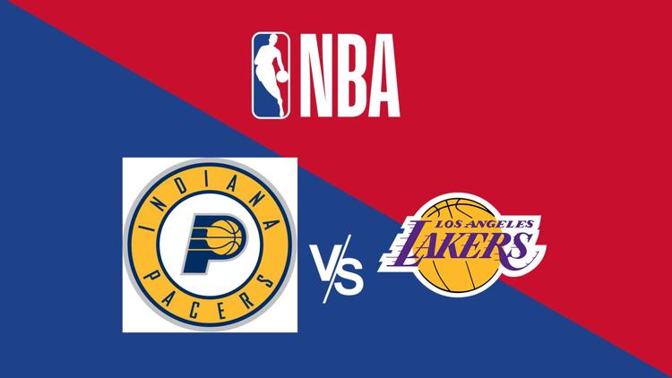 Постер NBA. Indiana Pacers vs Los Angeles Lakers