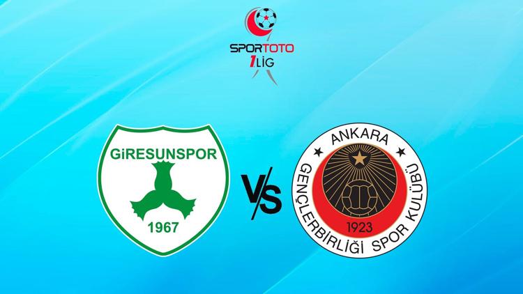 Постер Trendyol 1. Lig Futbol Karşilaşmasi Bitexen Giresunspor - Gençlerbirliği