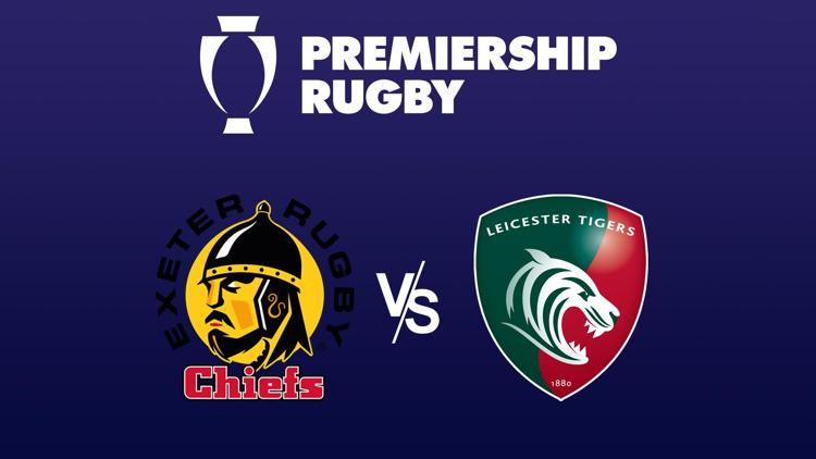 Постер Gallagher Premiership Rugby Union Exeter Chiefs v Leicester Tigers