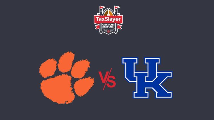 Постер Gator Bowl Clemson vs. Kentucky