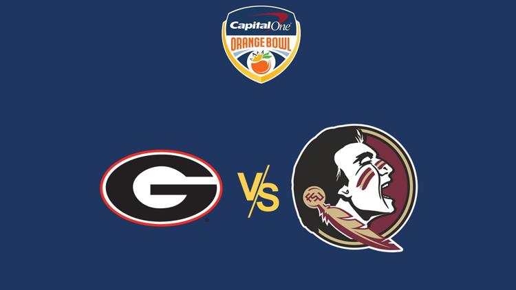 Постер Orange Bowl Georgia vs. Florida State