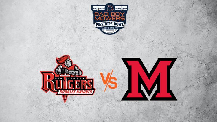 Постер Pinstripe Bowl Rutgers vs. Miami