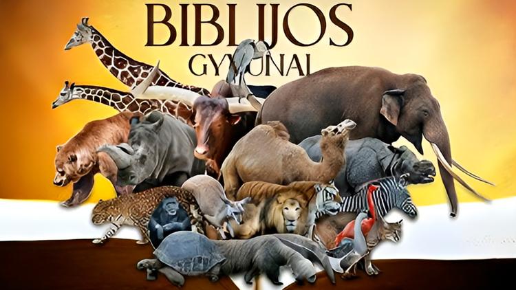 Постер Biblijos gyvūnai