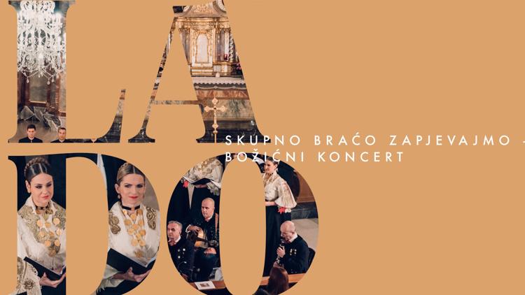 Постер Skupno braćo zapjevajmo - božićni koncert Ansambla Lado, 2023