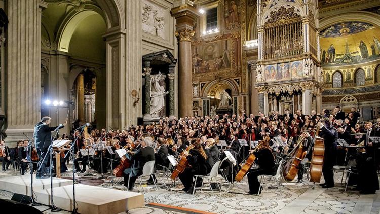 Постер Concerto di Natale del Coro e Orchestra della diocesi di Roma