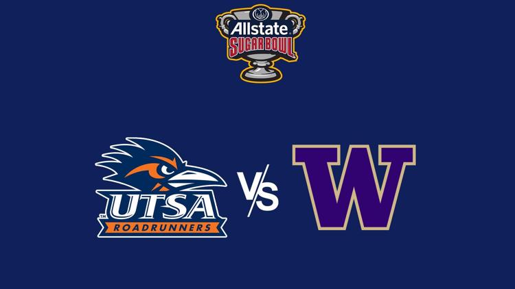 Постер College Football Playoff Semifinal: Sugar Bowl Texas vs. Washington