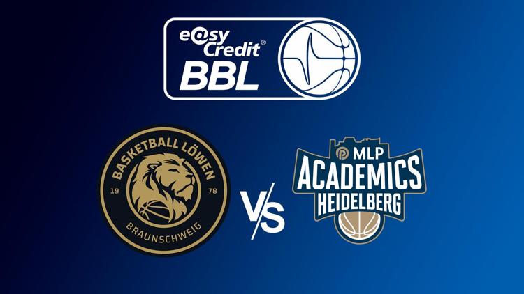 Постер Basketball: Bundesliga. Das Topspiel: Basketball Löwen Braunschweig – MLP Academics Heidelberg