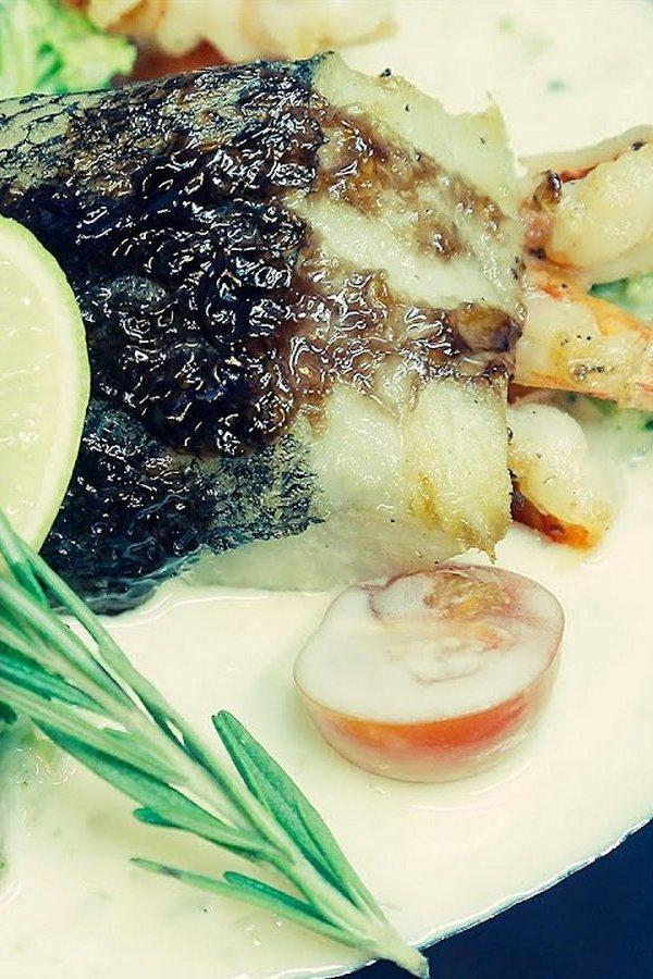 Палтус с креветками в сливочном соусе (paltus-s-krevetkami-v-slivochnom-souse) Досуг, хобби