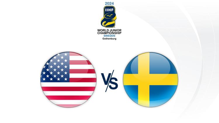 Постер Hockey: U20 World Championship 2024 - Final. USA-Sweden