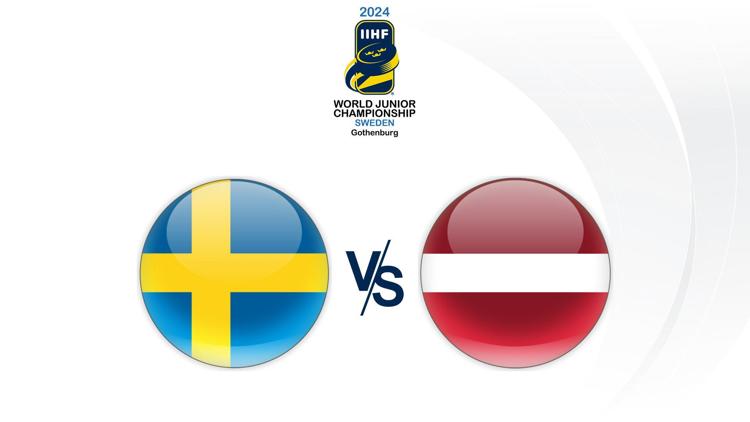 Постер Hockey:Ice Hockey: U20 World Championship 2024 - Sweden – Latvia