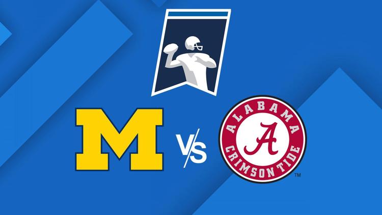 Постер American Football: NCAA College Football. Michigan Wolverines – Alabama Crimson Tide