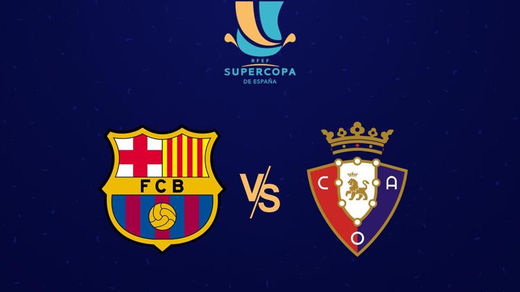 Постер Spanish Super Cup. Barcelona vs Osasuna