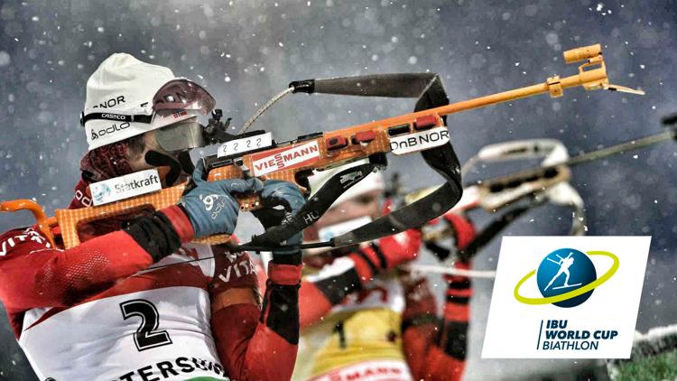 Постер Биатлон World Cup Antholz Mass Start Men