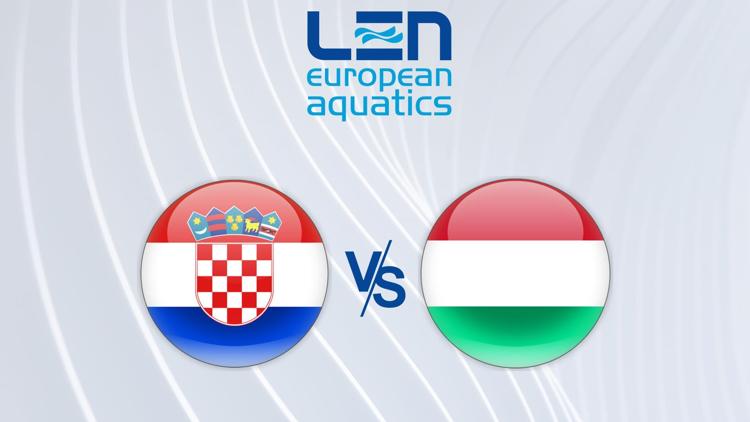 Постер Pallanuoto - Europei maschili 2024: Semifinale: Croazia - Ungheria