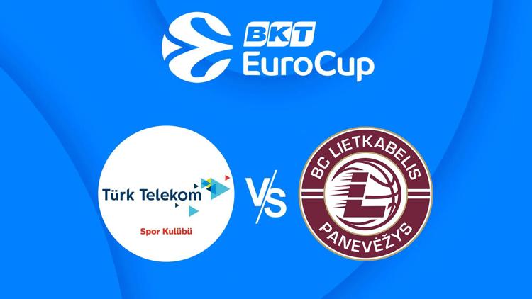 Постер Basketbols: Eirokauss: Turk Telekom - Lietkabelis