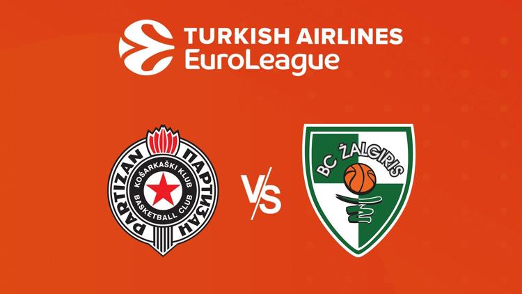 Постер Basketbols: Eirolīga: Partizan - Zalgiris Kaunas