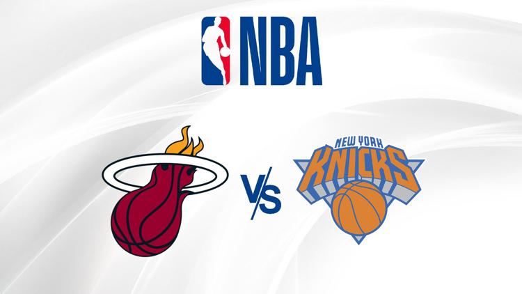 Постер Basketbols: NBA. 2023/2024: Heat - Knicks