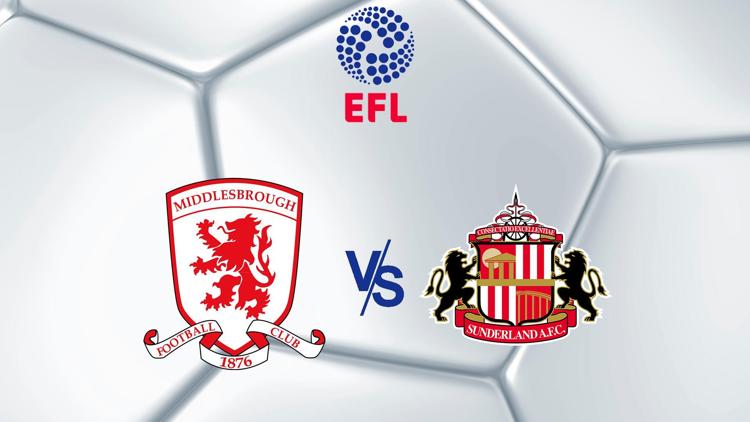 Постер Middlesbrough - Sunderland Championship Fudbal