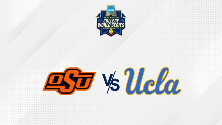 Постер Women's College Softball Oklahoma State at UCLA