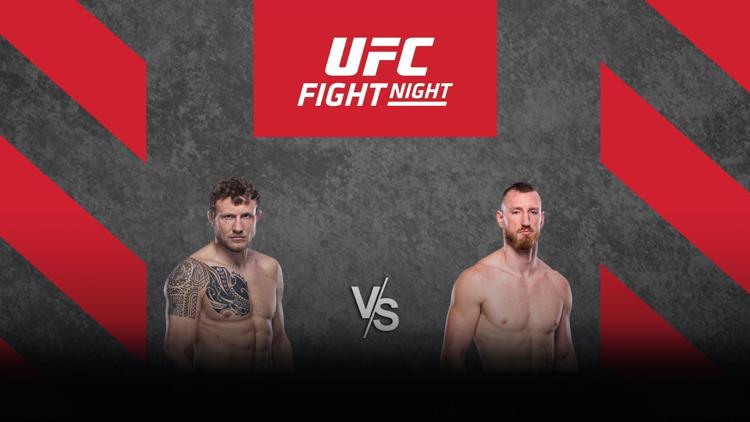 Постер UFC. Fight Night: Jack Hermanson - Joe Pyfer