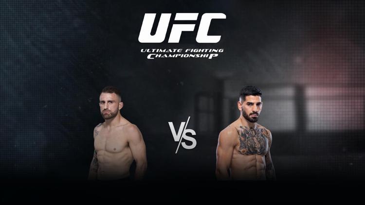 Постер MMA. UFC 298: Волкановски vs. Топурия - Main Card