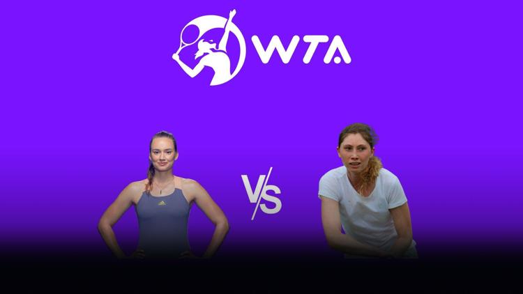 Постер Теннис. WTA. Абу-Даби Рыбакина – Буча