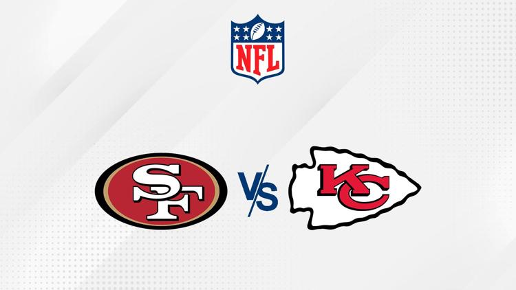 Постер NFL Football. Super Bowl LVIII: San Francisco 49ers v Kansas City Chiefs