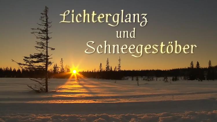 Постер Lichterglanz und Schneegestöber