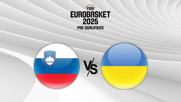 Постер Баскетбол. Чемпіонат Європи 2025. Чоловіки. Відбірковий турнір. Словенія - Україна