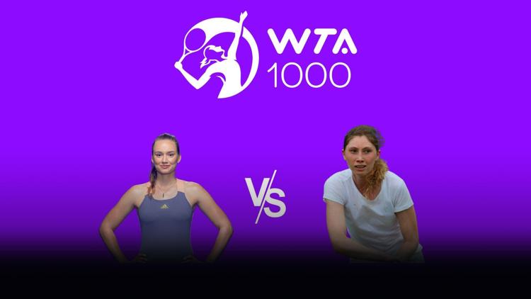 Постер Теннис. WTA 1000: Рыбакина - Буча