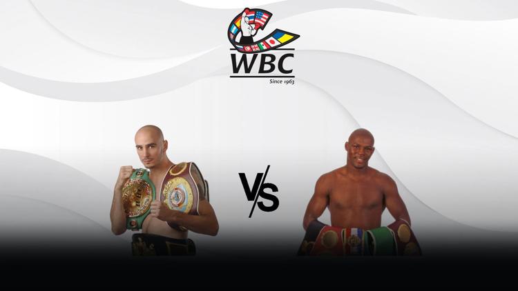 Постер Бой за титулы WBC и WBO в среднем весе. Келли Павлик - Джермейн Тейлор. 1-й бой