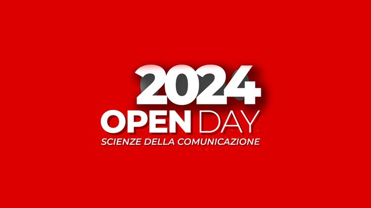 Постер Open day 2024 - Scienze della comunicazione