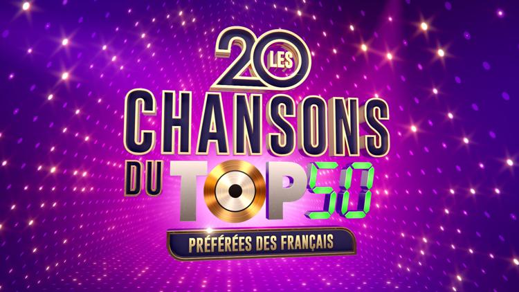 Постер Les 20 chansons du Top 50 préférées des Français