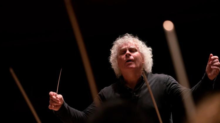 Постер London Symphony Orchestra, Simon Rattle, Isabelle Faust: Brahms, Shostakovich