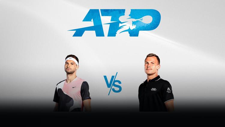 Постер ATP 500: Ротердам. Григор Димитров - Мартон Фучович