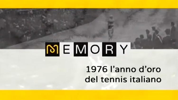 Постер Memory. 1976, il tennis italiano