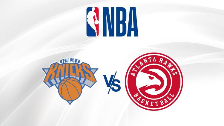 Постер New York Knicks / Atlanta Hawks NBA 2023/2024 Saison régulière