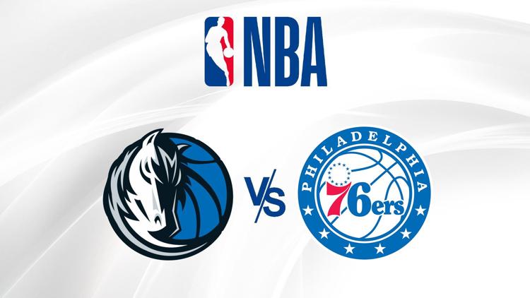 Постер Dallas Mavericks / Philadelphia 76ers NBA 2023/2024 Saison régulière