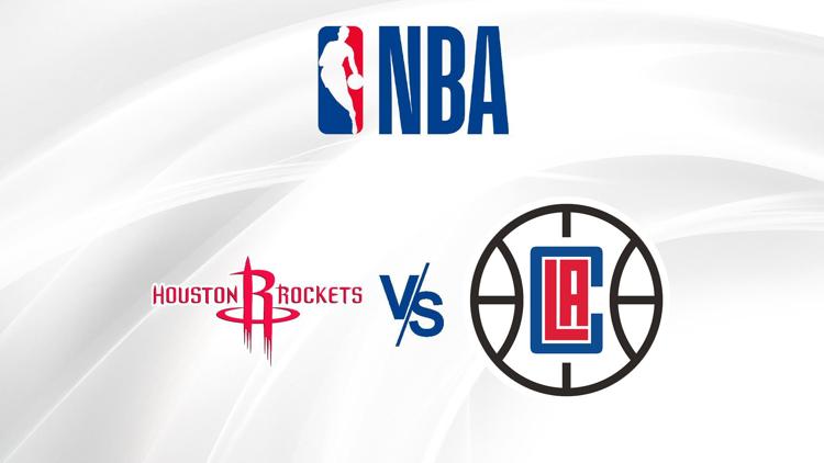 Постер Houston Rockets / Los Angeles Clippers NBA 2023/2024 Saison régulière